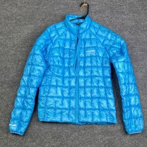 Mont-bell Plasma 1000 Down Jacket Womens Medium Blue Ultralight 1000FP Puffer